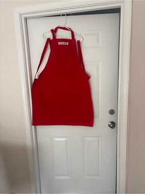 Williams Sonoma Red Kitchen Apron